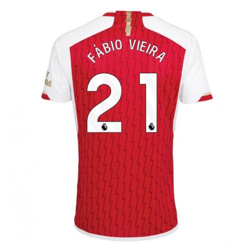 Arsenal Fabio Vieira #21 Domaci Dres 2023-24 Kratak Rukav